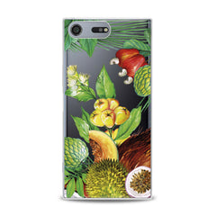 Lex Altern TPU Silicone Sony Xperia Case Tropical Fruits Theme