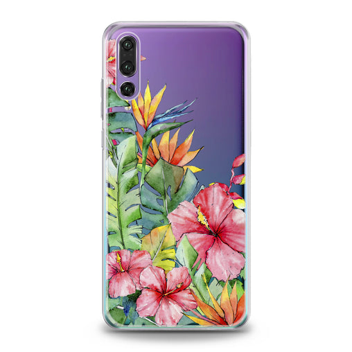 Lex Altern Tropical Flowers Huawei Honor Case