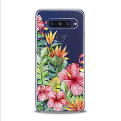 Lex Altern TPU Silicone LG Case Tropical Flowers