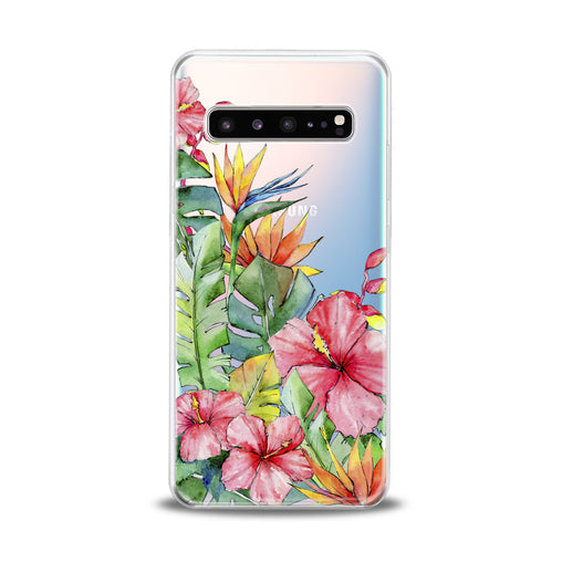 Lex Altern Tropical Flowers Samsung Galaxy Case