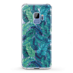 Lex Altern TPU Silicone Samsung Galaxy Case Green Monstera Theme