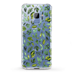 Lex Altern TPU Silicone Phone Case Simple Green Leaves
