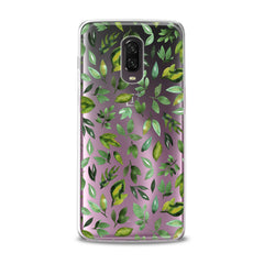 Lex Altern TPU Silicone OnePlus Case Simple Green Leaves