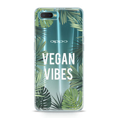 Lex Altern TPU Silicone Oppo Case Quote Leaves Pattern