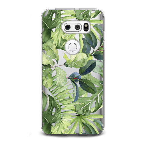 Lex Altern Abstract Green Leaves LG Case