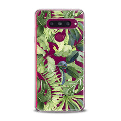 Lex Altern TPU Silicone Phone Case Abstract Green Leaves