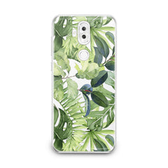 Lex Altern Abstract Green Leaves Asus Zenfone Case