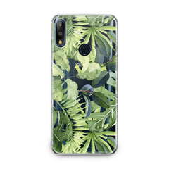 Lex Altern TPU Silicone Asus Zenfone Case Abstract Green Leaves