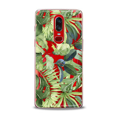 Lex Altern TPU Silicone OnePlus Case Abstract Green Leaves
