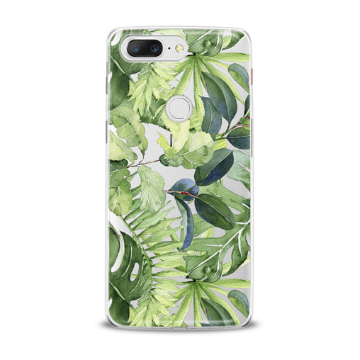 Lex Altern Abstract Green Leaves OnePlus Case