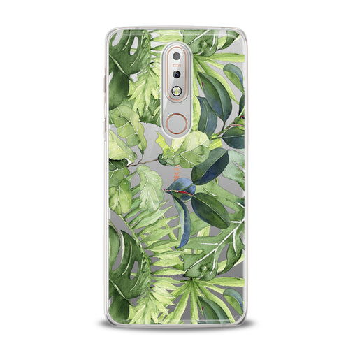 Lex Altern Abstract Green Leaves Nokia Case