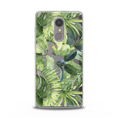 Lex Altern TPU Silicone Lenovo Case Abstract Green Leaves