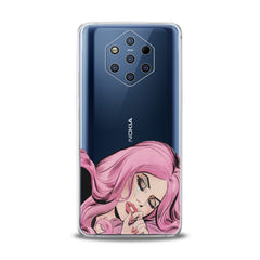 Lex Altern TPU Silicone Nokia Case Pink Hairstyle