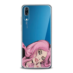 Lex Altern TPU Silicone Huawei Honor Case Pink Hairstyle