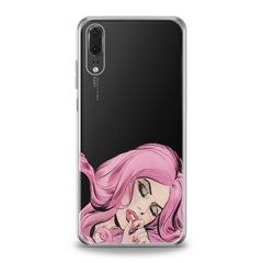 Lex Altern TPU Silicone Huawei Honor Case Pink Hairstyle
