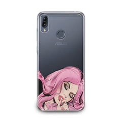 Lex Altern TPU Silicone Asus Zenfone Case Pink Hairstyle