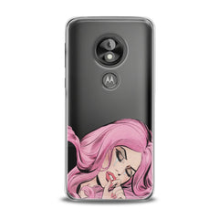 Lex Altern TPU Silicone Phone Case Pink Hairstyle
