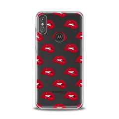 Lex Altern TPU Silicone Motorola Case Red Lips Theme