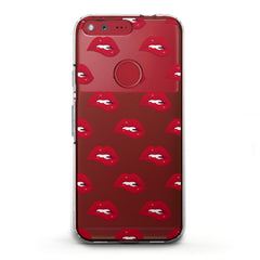 Lex Altern TPU Silicone Phone Case Red Lips Theme
