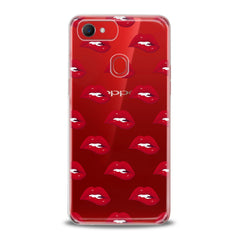 Lex Altern TPU Silicone Oppo Case Red Lips Theme