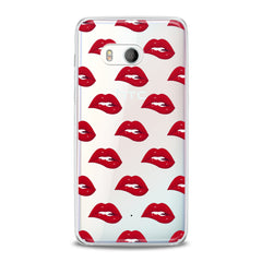 Lex Altern TPU Silicone HTC Case Red Lips Theme