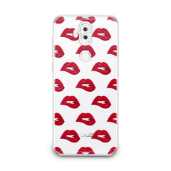 Lex Altern TPU Silicone Asus Zenfone Case Red Lips Theme