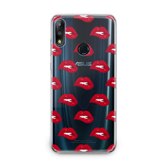 Lex Altern TPU Silicone Asus Zenfone Case Red Lips Theme