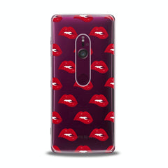 Lex Altern TPU Silicone Sony Xperia Case Red Lips Theme