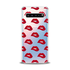Lex Altern TPU Silicone Samsung Galaxy Case Red Lips Theme