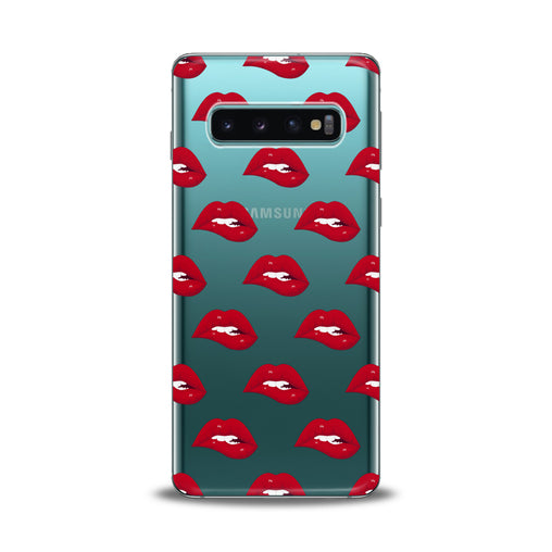 Lex Altern Red Lips Theme Samsung Galaxy Case