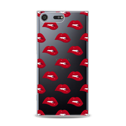 Lex Altern Red Lips Theme Sony Xperia Case