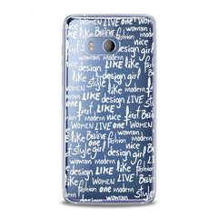 Lex Altern White Quotes Theme HTC Case