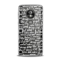 Lex Altern TPU Silicone Phone Case White Quotes Theme