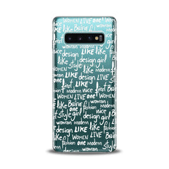 Lex Altern White Quotes Theme Samsung Galaxy Case