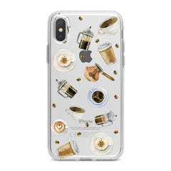 Lex Altern Cappuccino Print Phone Case for your iPhone & Android phone.