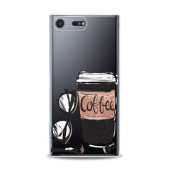 Lex Altern TPU Silicone Sony Xperia Case Morning Coffe