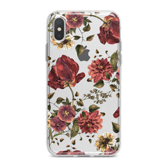 Lex Altern Painted Red Flowers Phone Case for your iPhone & Android phone.