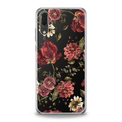 Lex Altern TPU Silicone Huawei Honor Case Painted Red Flowers
