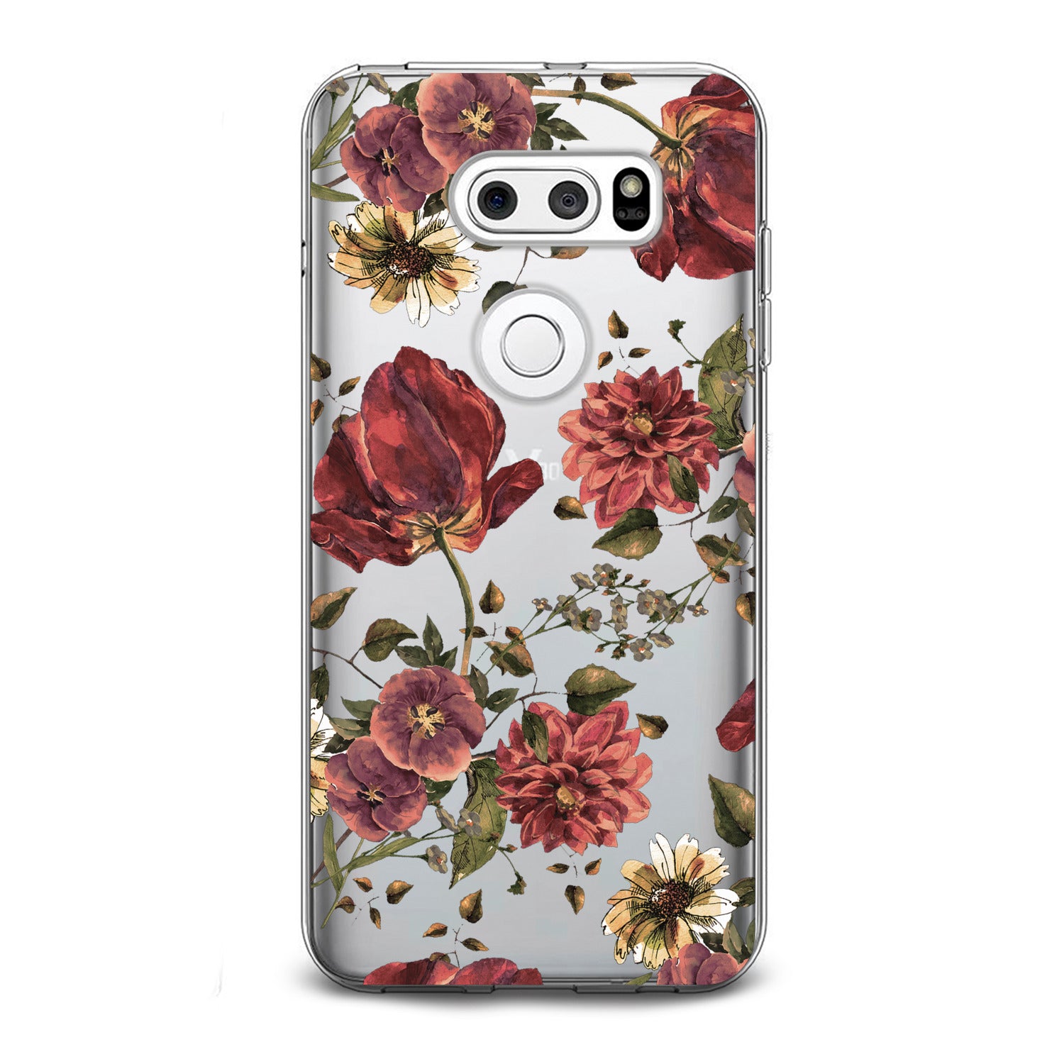 Lex Altern Painted Red Flowers LG Case