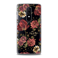 Lex Altern TPU Silicone OnePlus Case Painted Red Flowers
