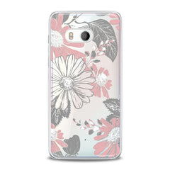 Lex Altern TPU Silicone HTC Case Floral Printed Pattern