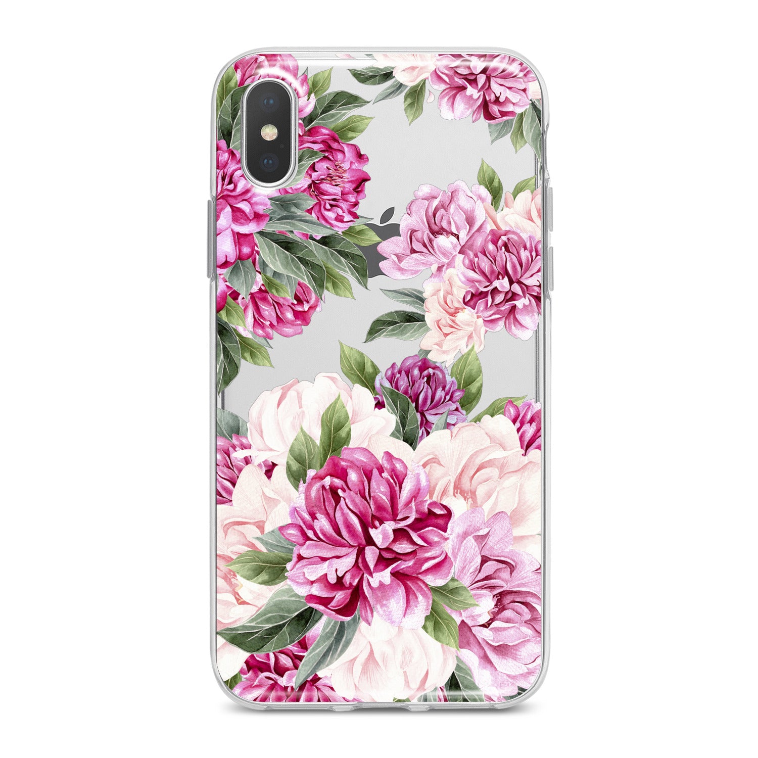 Lex Altern Awesome Peonies Pattern Phone Case for your iPhone & Android phone.