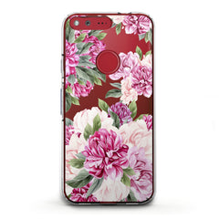 Lex Altern TPU Silicone Phone Case Awesome Peonies Pattern