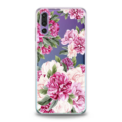 Lex Altern Awesome Peonies Pattern Huawei Honor Case