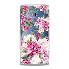 Lex Altern TPU Silicone HTC Case Awesome Peonies Pattern