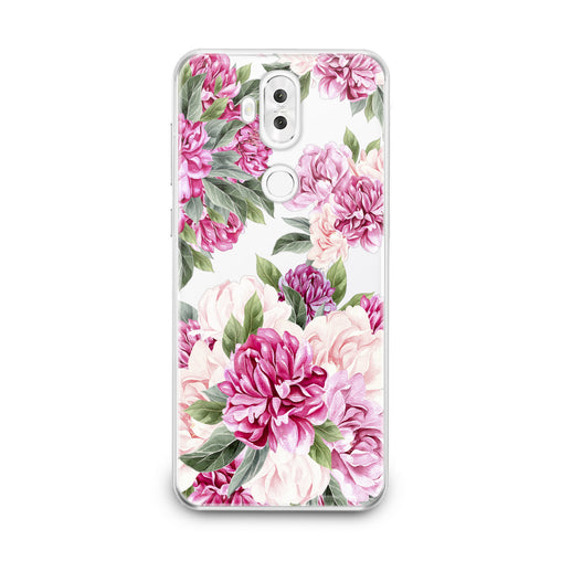 Lex Altern Awesome Peonies Pattern Asus Zenfone Case