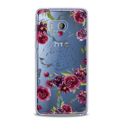 Lex Altern TPU Silicone HTC Case Red Flowers Theme