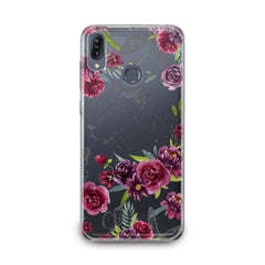 Lex Altern TPU Silicone Asus Zenfone Case Red Flowers Theme
