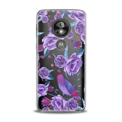 Lex Altern TPU Silicone Phone Case Nice Purple Plants