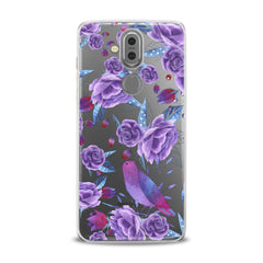 Lex Altern TPU Silicone Phone Case Nice Purple Plants